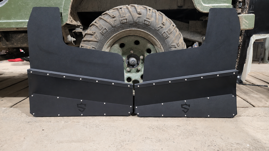 Dually mud flaps