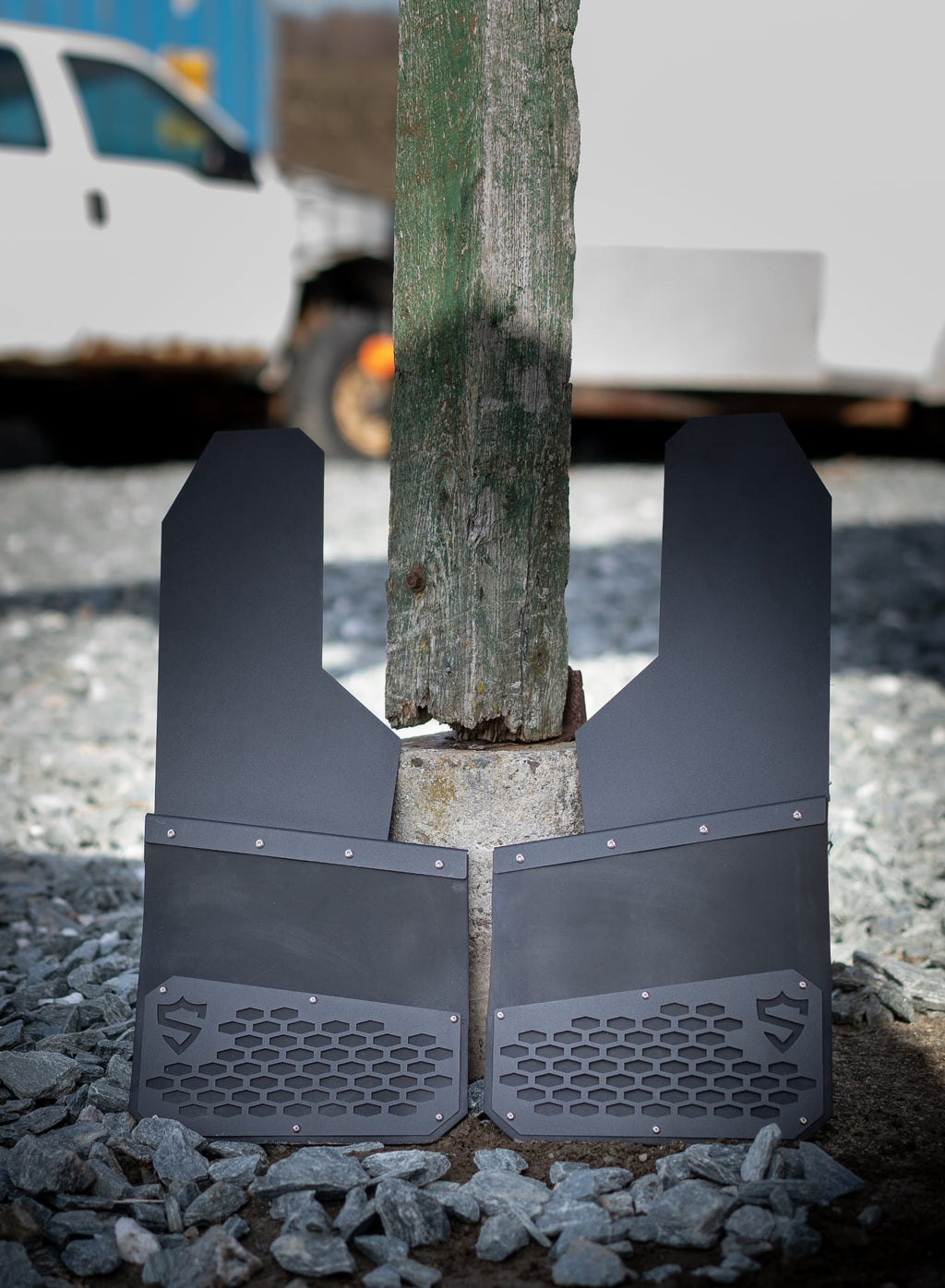 Honeycomb style Mud Flaps